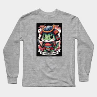 Kawaii Crocodile Samurai Cute Alligator with Katana Long Sleeve T-Shirt